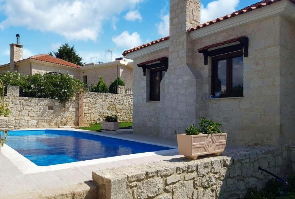 Heraklion Twins House - Private Pool Retreat Episkopí- Rethimno Exterior foto